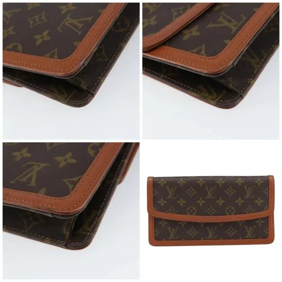LOUIS VUITTON Monogram Pochette Dam PM Clutch Bag